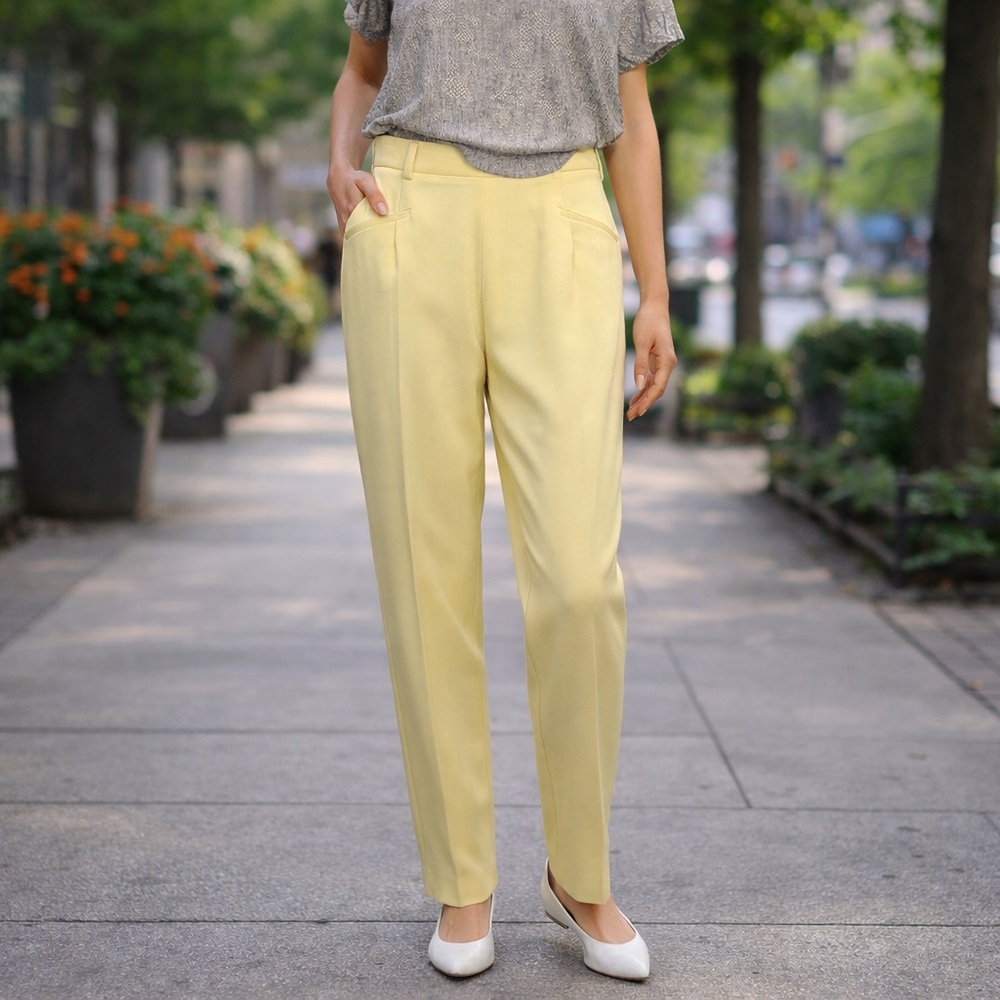 FABRIZIO GIANNI HIGH RISE TROUSERS